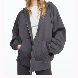 H&M oversized full zip hoodie